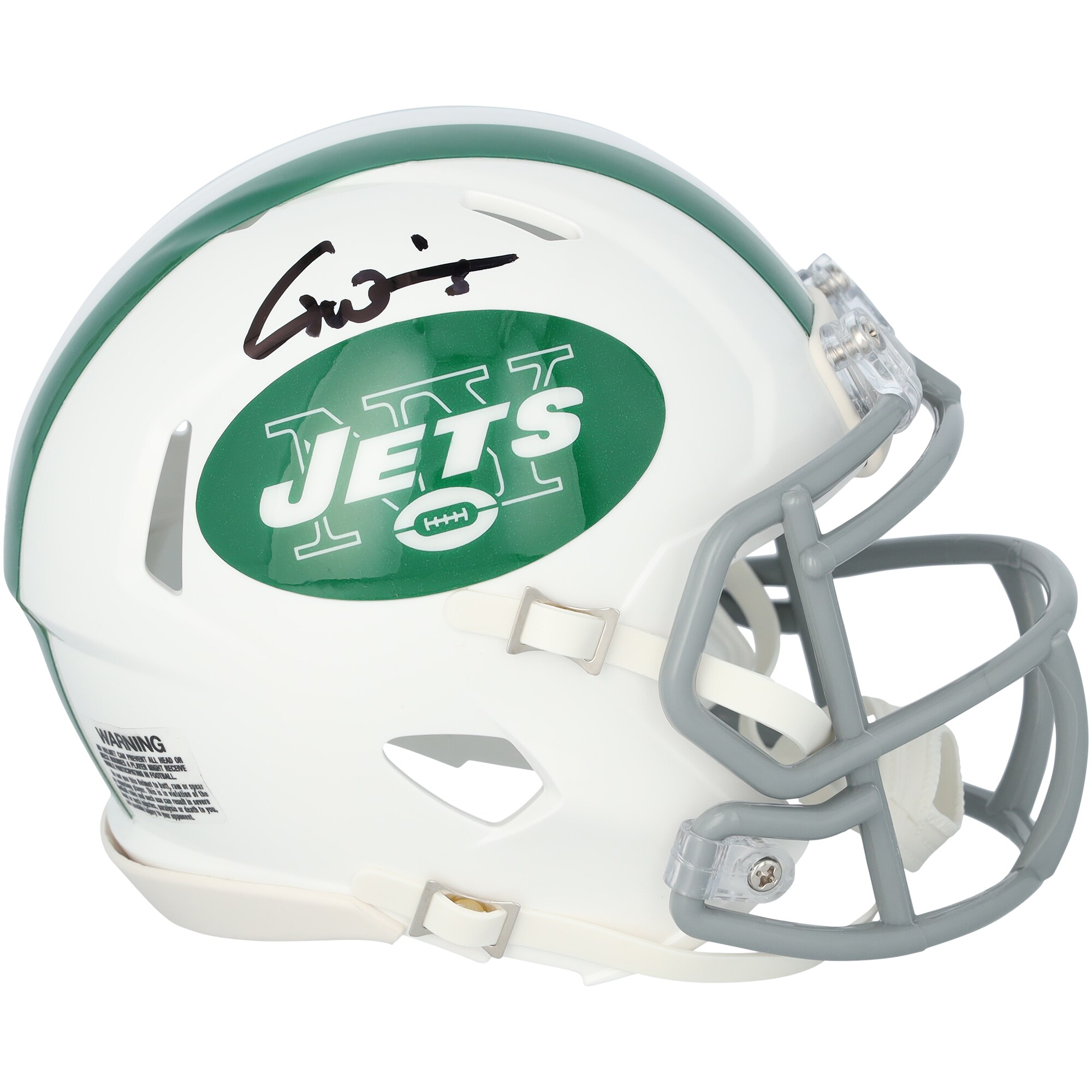 【公式シリアル番号付き】NFL ジェッツ ギャレット・ウィルソン 直筆サイン入り ミニヘルメット Fanatics Authentic/ファナティクスオーセンティック (AUT MINI HELMET 45979)｜Fanatics公式ストア 店