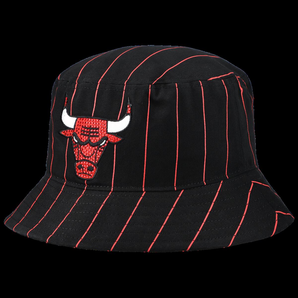【公式グッズ】NBA ブルズ バケットハット Mitchell & Ness/ミッチェル＆ネス メンズ ブラック (NBA M&N X DANNIJO BUCKET HAT)