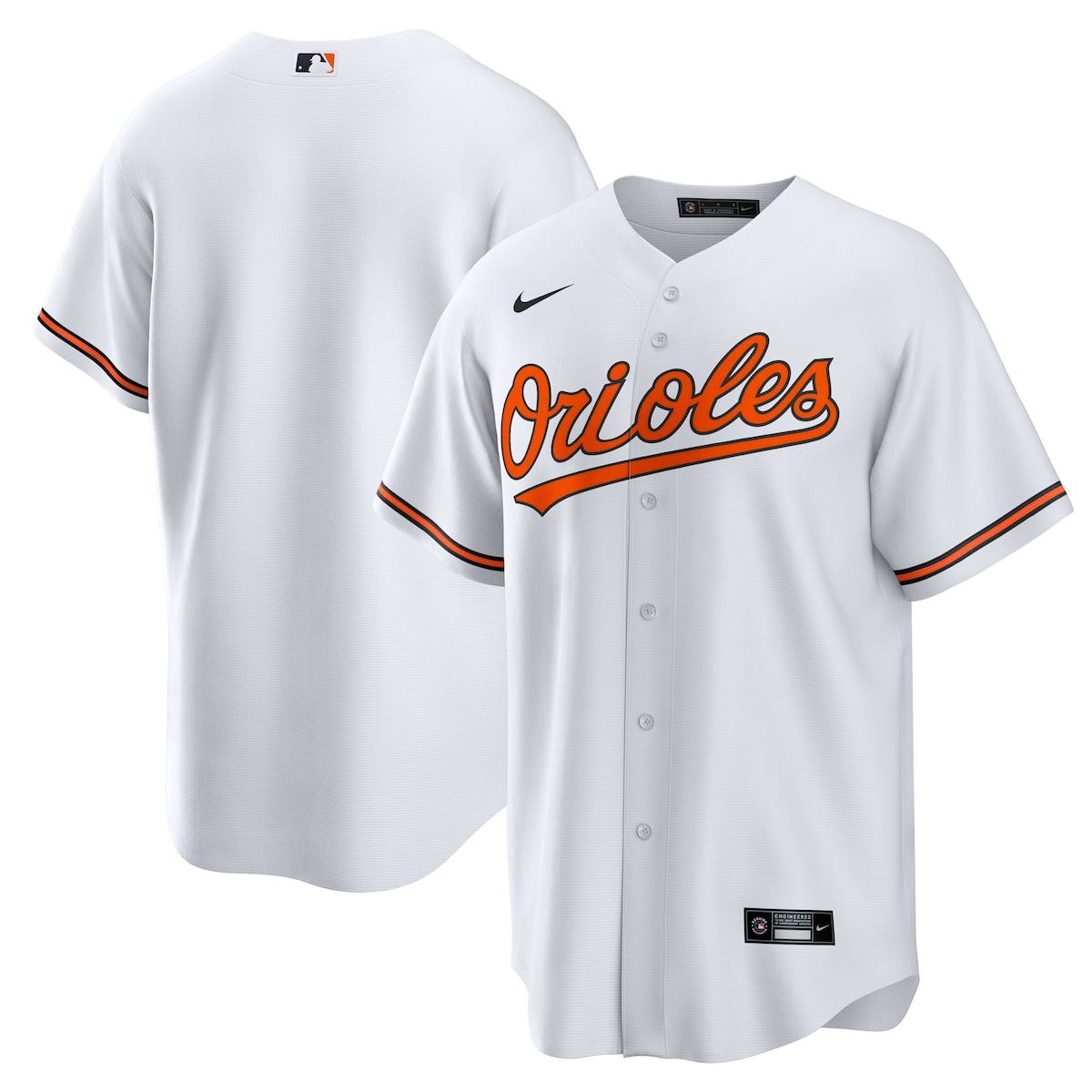 【公式グッズ】MLB オリオールズ レプリカ ユニフォーム (大きいサイズ) Nike/ナイキ メンズ ホワイト (Mens Nike Tall Replica Team Jersey)
