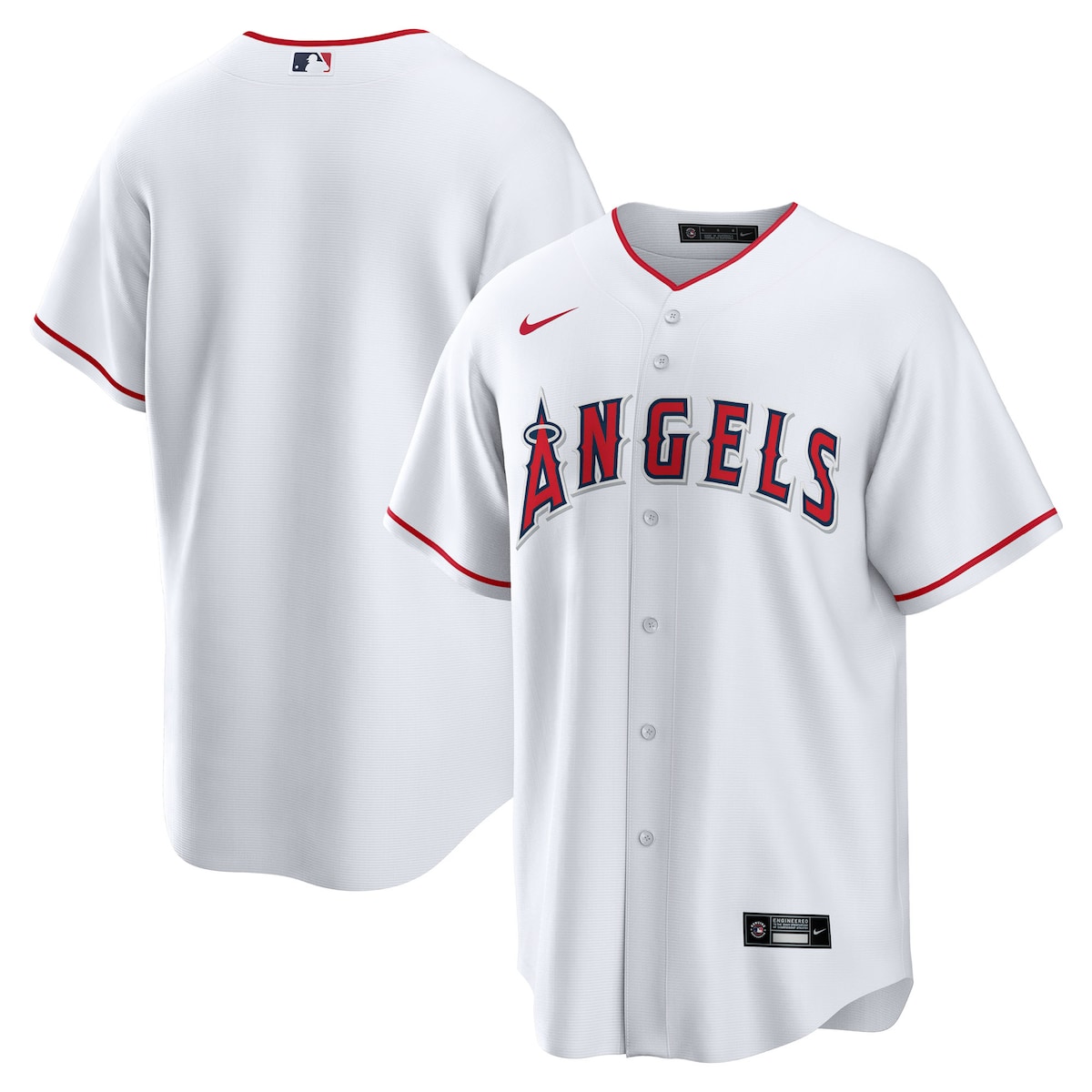 【公式グッズ】MLB エンゼルス レプリカ ユニフォーム （大きいサイズ） Nike/ナイキ メンズ ホワイト (Mens Nike Tall Replica Team Jersey)