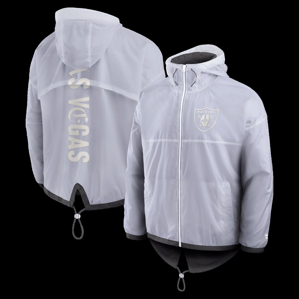 【公式グッズ】NFL レイダース ジャケット Fanatics/ファナティクス メンズ ホワイト (MENS TYPE PLAY DOWN LONG SLEEVE JACKET)