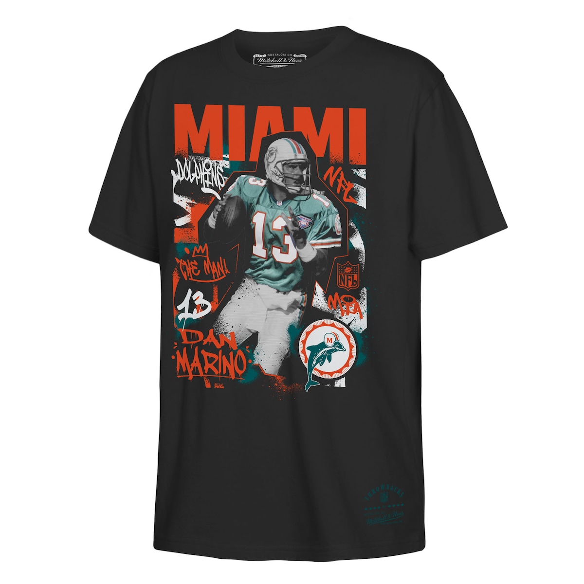 楽天市場】【公式グッズ】NFL ドルフィンズ ダン・マリーノ Tシャツ