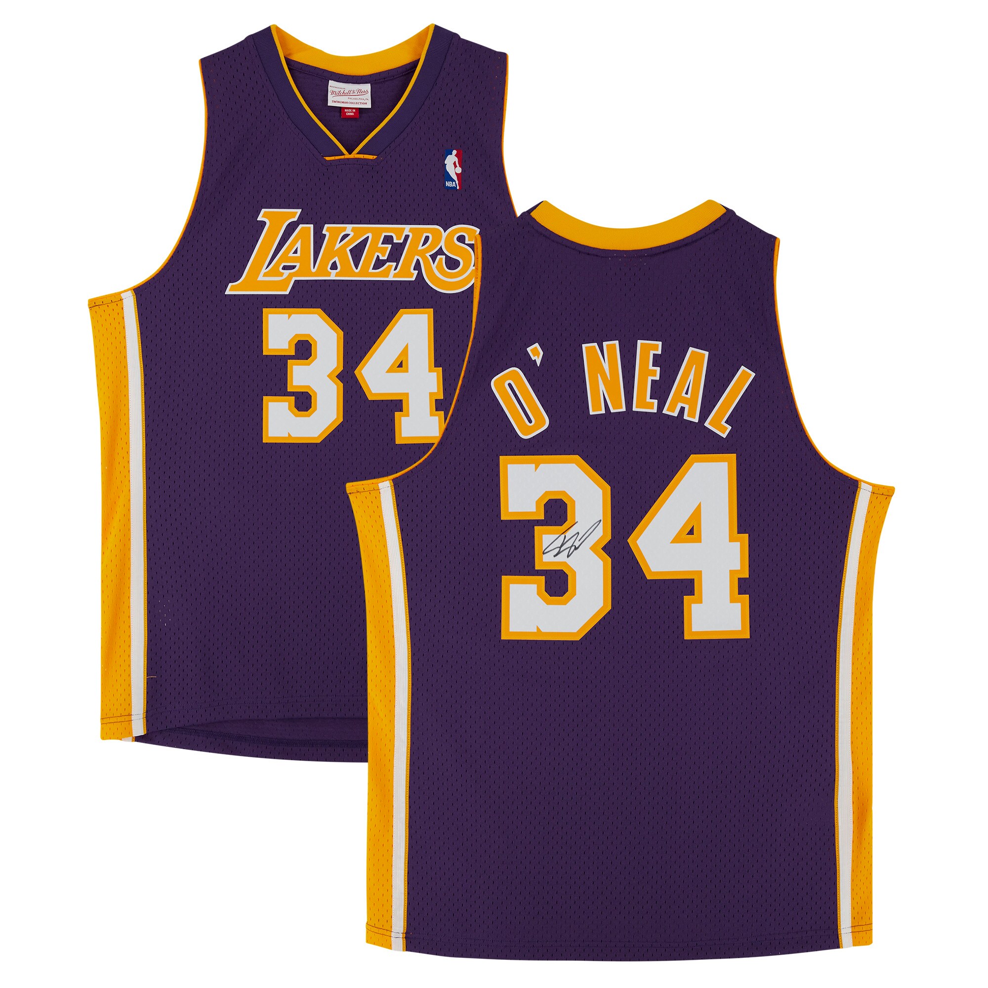 【公式シリアル番号付き】NBA レイカーズ シャキール・オニール 直筆サイン入り バスケットボール ユニフォーム Fanatics Authentic/ファナティクスオーセンティック (AUT BK JERSEY - HOLDING)｜Fanatics公式ストア 店 52,106円