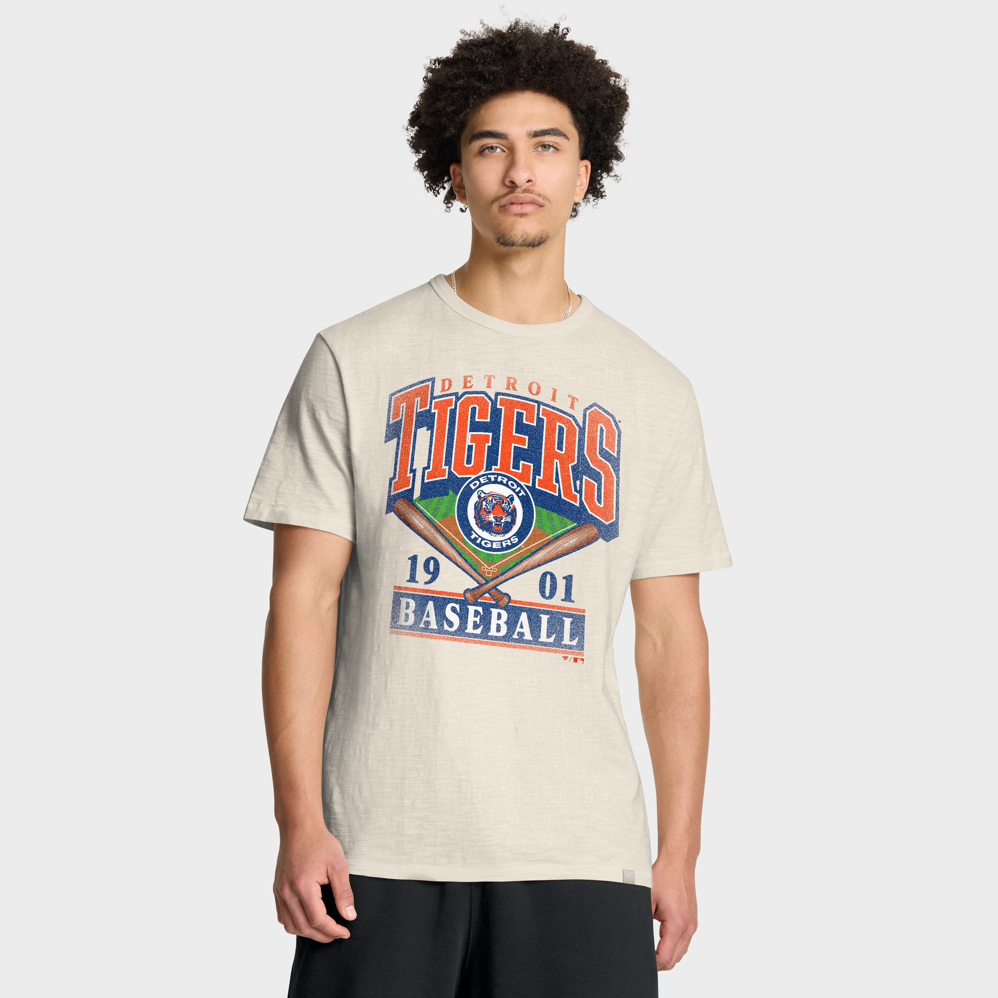 【公式グッズ】MLB タイガース Tシャツ Fanatics/ファナティクス メンズ (FANATICS STADIUM SLUB SS TEE)