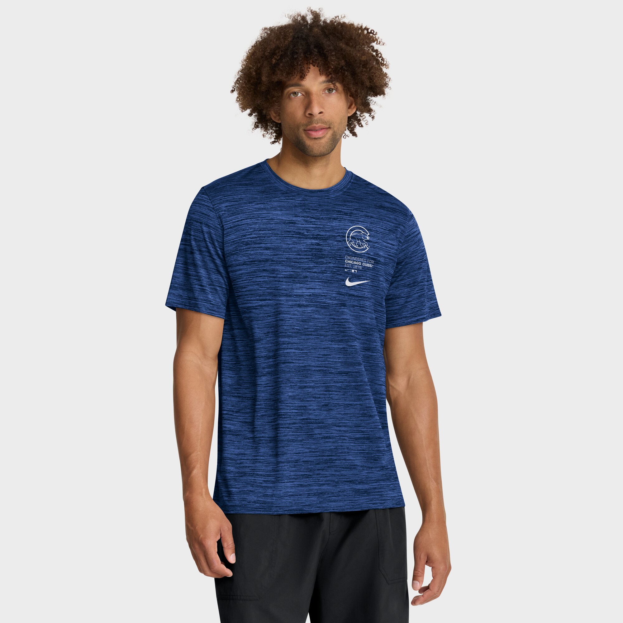 【公式グッズ】MLB カブス Tシャツ Nike/ナイキ メンズ ロイヤルブルー (Men's Nike MLB Velocity Tee)