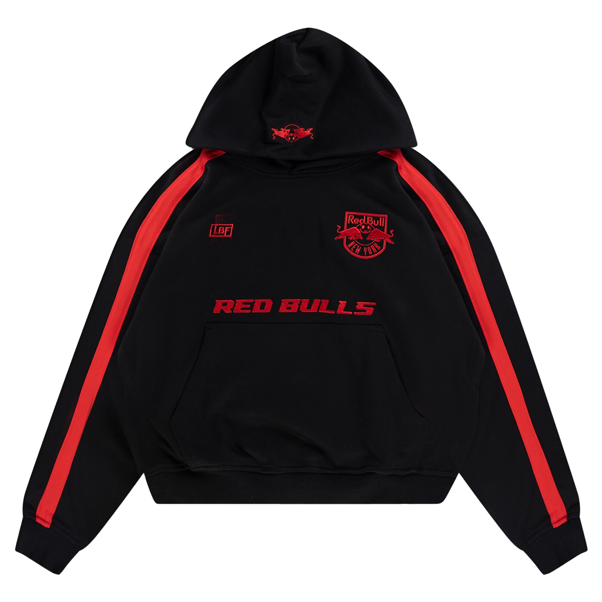 【公式グッズ】MLS レッドブルズ パーカー Live Breathe Futbol メンズ ブラック (LBF S26 Unisex Rossi PO Hood)