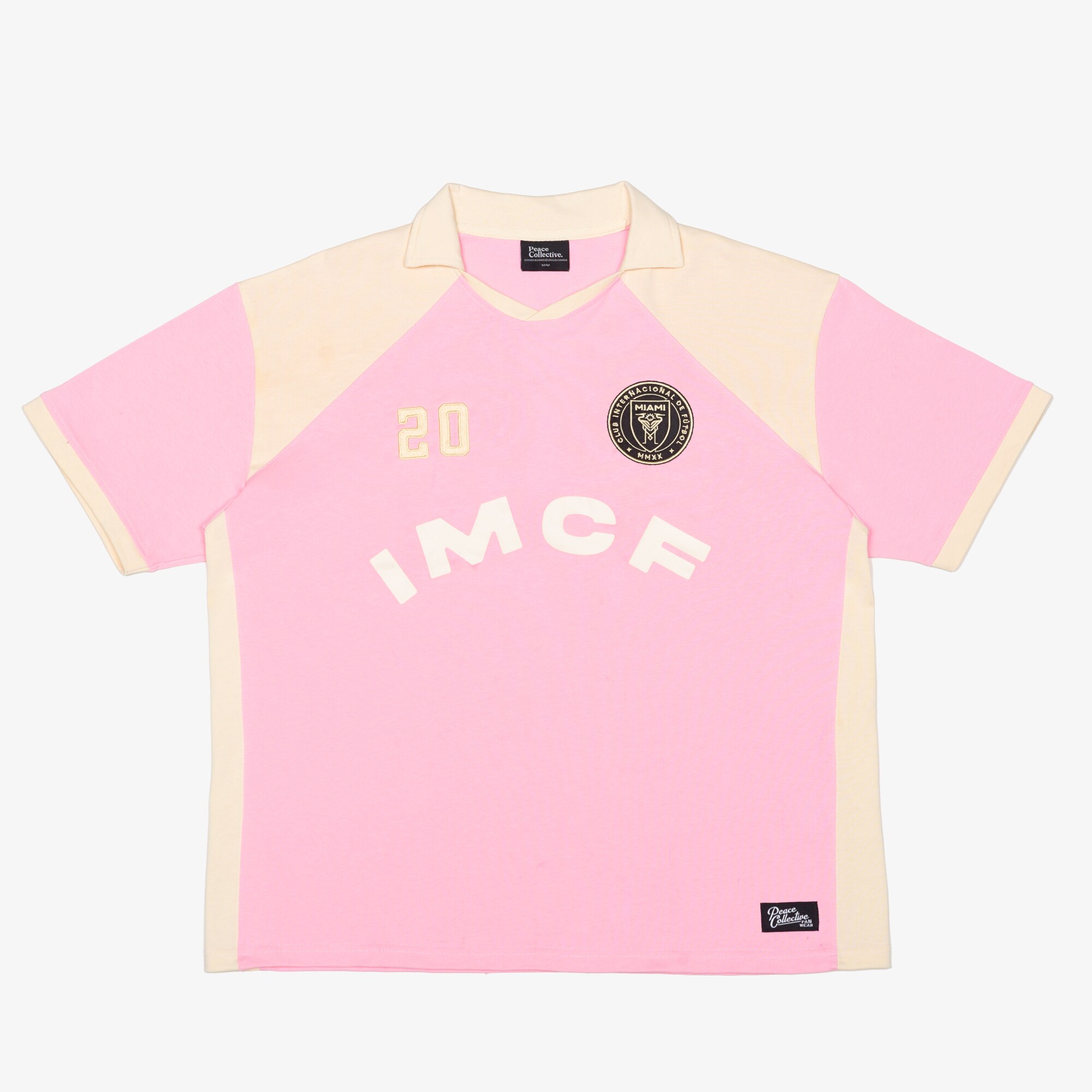 【公式グッズ】MLS インテルマイアミCF ファッション ユニフォーム Peace Collective メンズ ピンク (PCL S26 Unisex Colour Block Jersey)｜Fanatics公式ストア 店