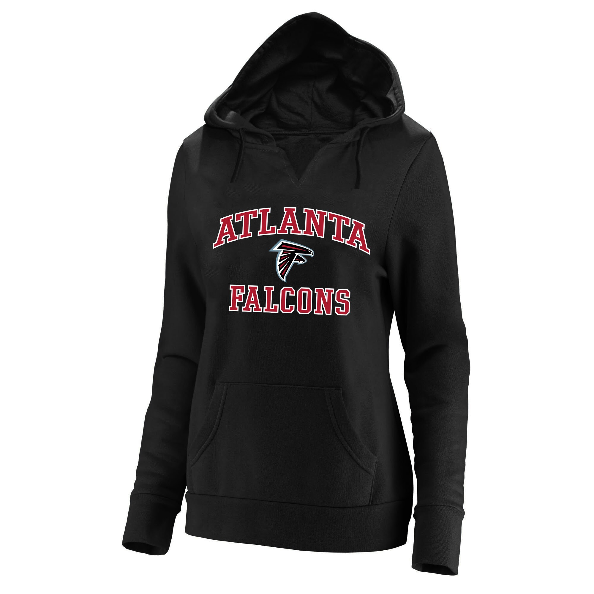 【公式グッズ】NFL ファルコンズ パーカー Fanatics/ファナティクス レディース ブラック (NFL Womens PRF Plus Heart & Soul Notch Neck POH - R)|Fanatics公式ストア 店