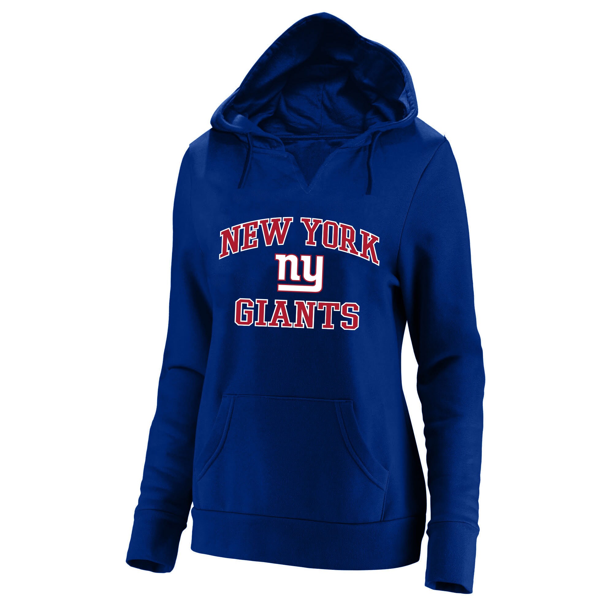 【公式グッズ】NFL ジャイアンツ パーカー Fanatics/ファナティクス レディース ロイヤルブルー (NFL Womens PRF Plus Heart & Soul Notch Neck POH - R)|Fanatics公式ストア 店