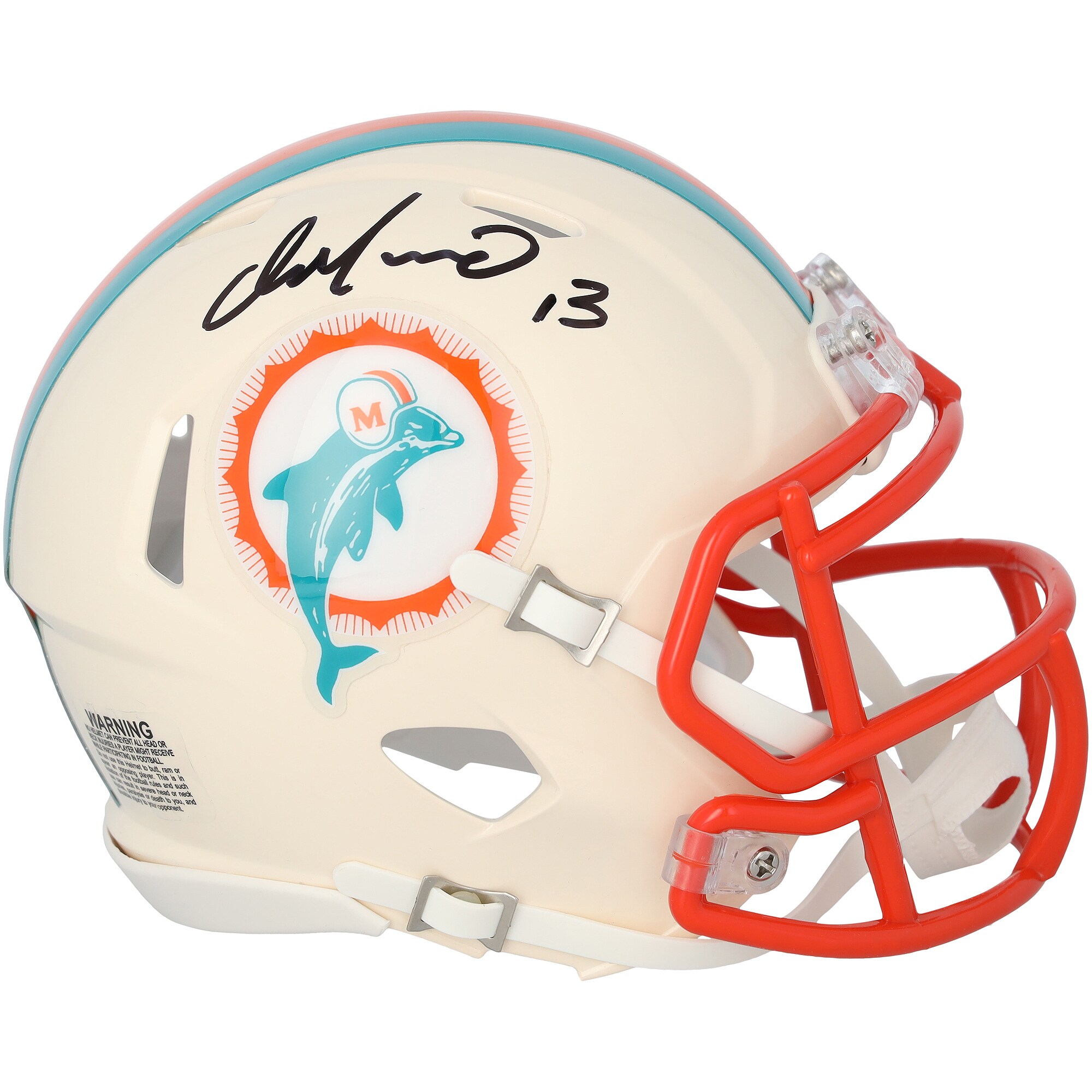 【公式シリアル番号付き】NFL ドルフィンズ ダン・マリーノ 直筆サイン入り ミニヘルメット Fanatics Authentic/ファナティクスオーセンティック (AUT MINI HELMET 46119)|Fanatics公式ストア 店