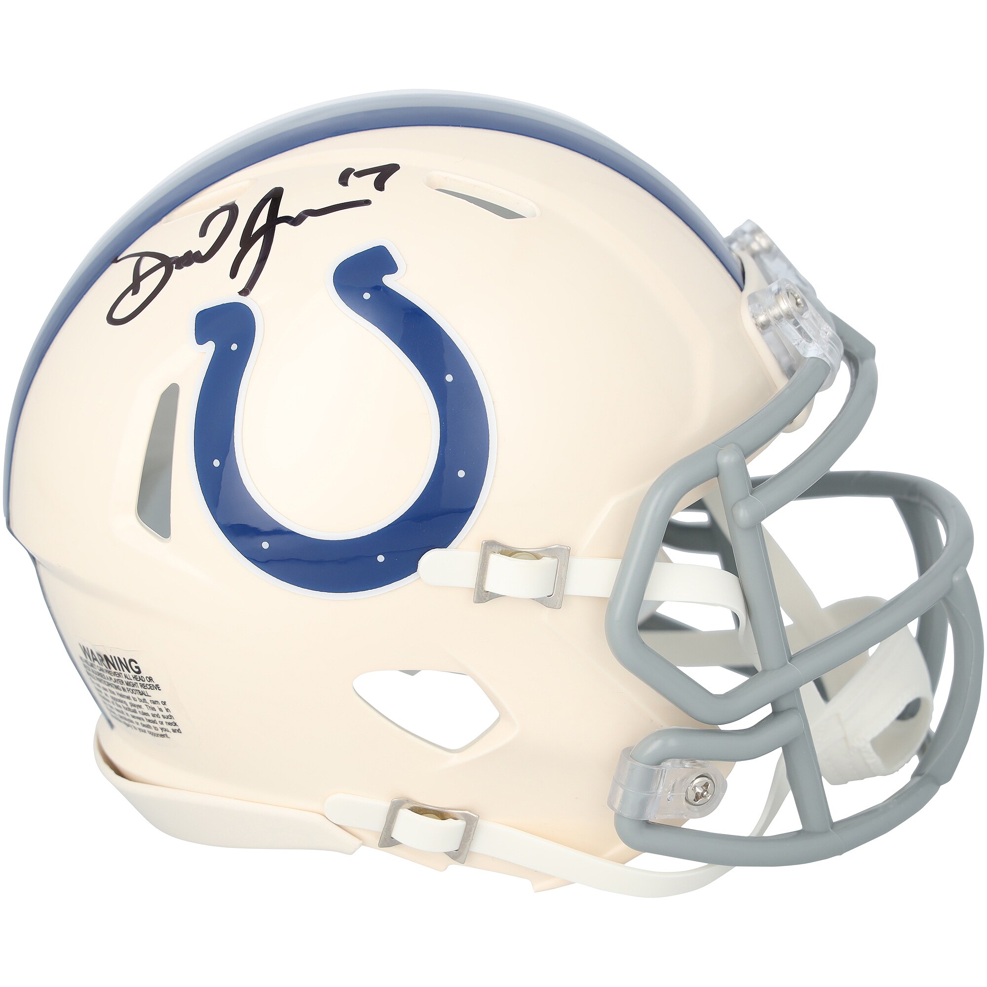 【公式シリアル番号付き】NFL コルツ ダニエル・ジョーンズ 直筆サイン入り ミニヘルメット Fanatics Authentic/ファナティクスオーセンティック (AUT MINI HELMET 46149)｜Fanatics公式ストア 店