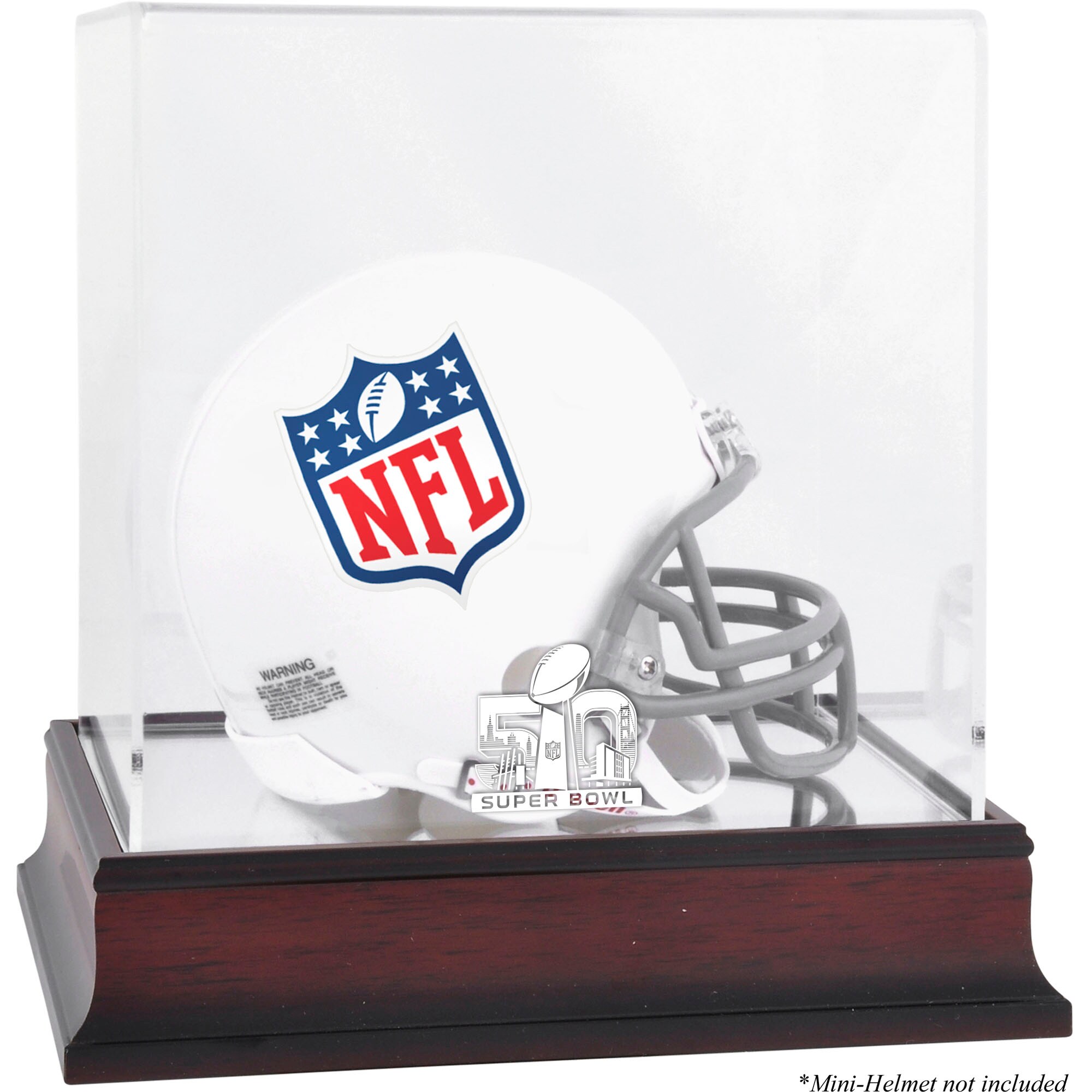 【公式グッズ】NFL スペシャルアイテム コレクタブル用 ミニヘルメットケース Fanatics Authentic/ファナティクスオーセンティック (SB50 Mini Helmet Display Case)｜Fanatics公式ストア 店