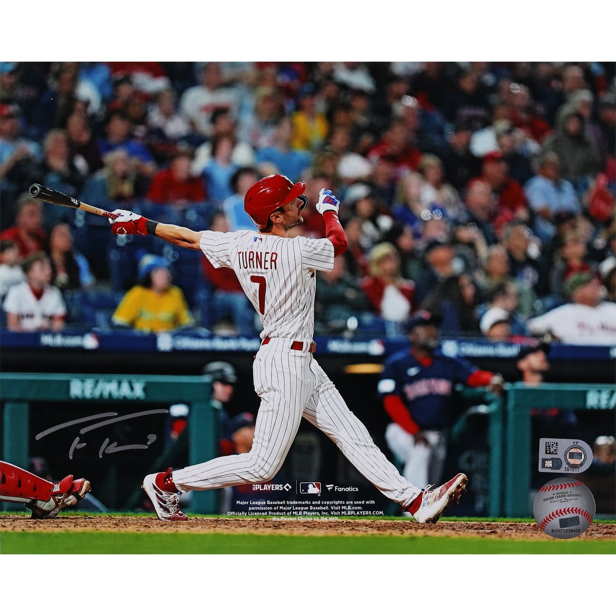 MLB フィリーズ トリア・ターナー 直筆サイン フォト （8x10） Fanatics（ファナティクス） (AUT 08x10 PHOTO 45070)