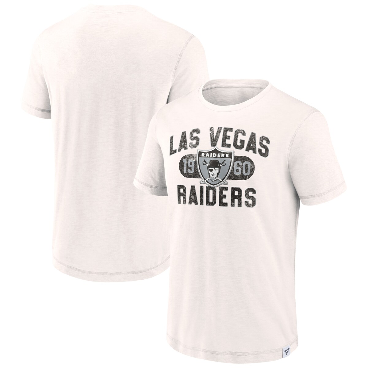 【公式グッズ】NFL レイダース Tシャツ Fanatics/ファナティクス メンズ ホワイト (NFL 22 Men's Fanatics Branded Act Fast Short Sleeve Tee)