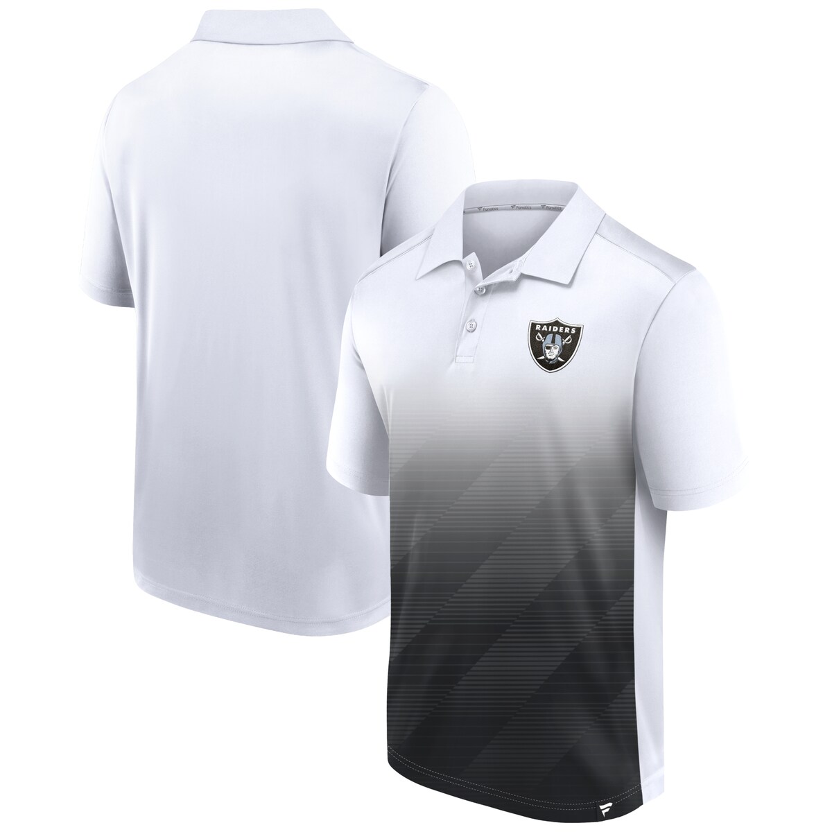 【公式グッズ】NFL レイダース ポロシャツ Fanatics/ファナティクス メンズ ホワイト (22 NFL Mens Fanatics Branded Parameter Short Sleeve Polo)