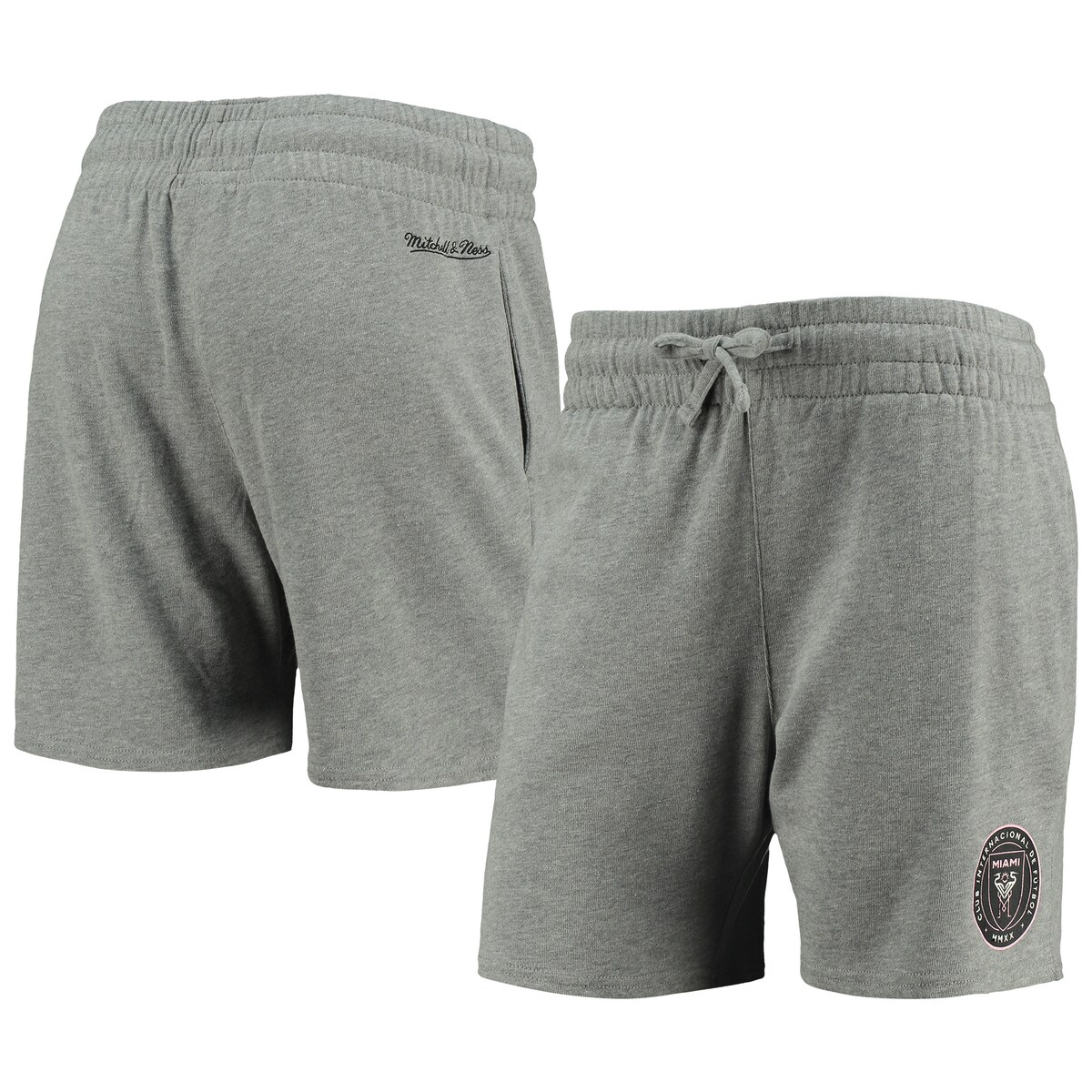 【公式グッズ】MLS インテルマイアミCF ショートパンツ Mitchell & Ness/ミッチェル＆ネス レディース ヘザーグレイ (MNC S22 Women's Logo Short)