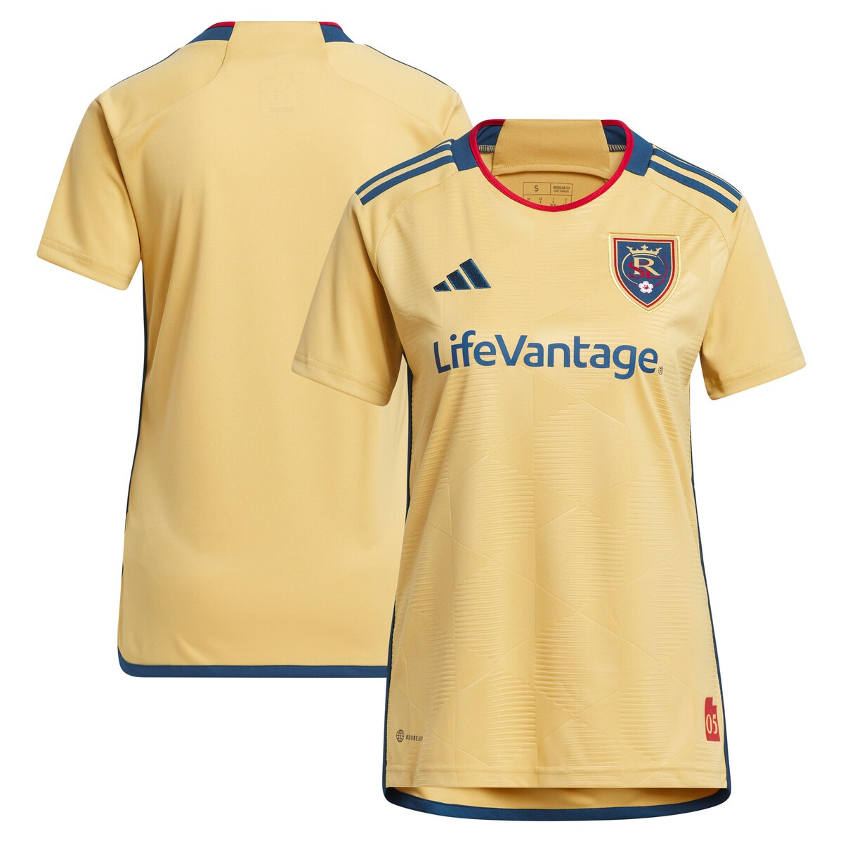 【公式グッズ】MLS ソルトレイク レプリカ ユニフォーム Adidas/アディダス レディース ゴールド (15879 JERLADCRP)