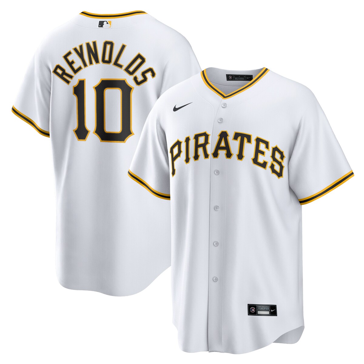 【公式グッズ】MLB パイレーツ ブライアン・レイノルズ レプリカ ユニフォーム Nike/ナイキ メンズ ホワイト (T770 Mens Rep League Shop Asks - To Merge)