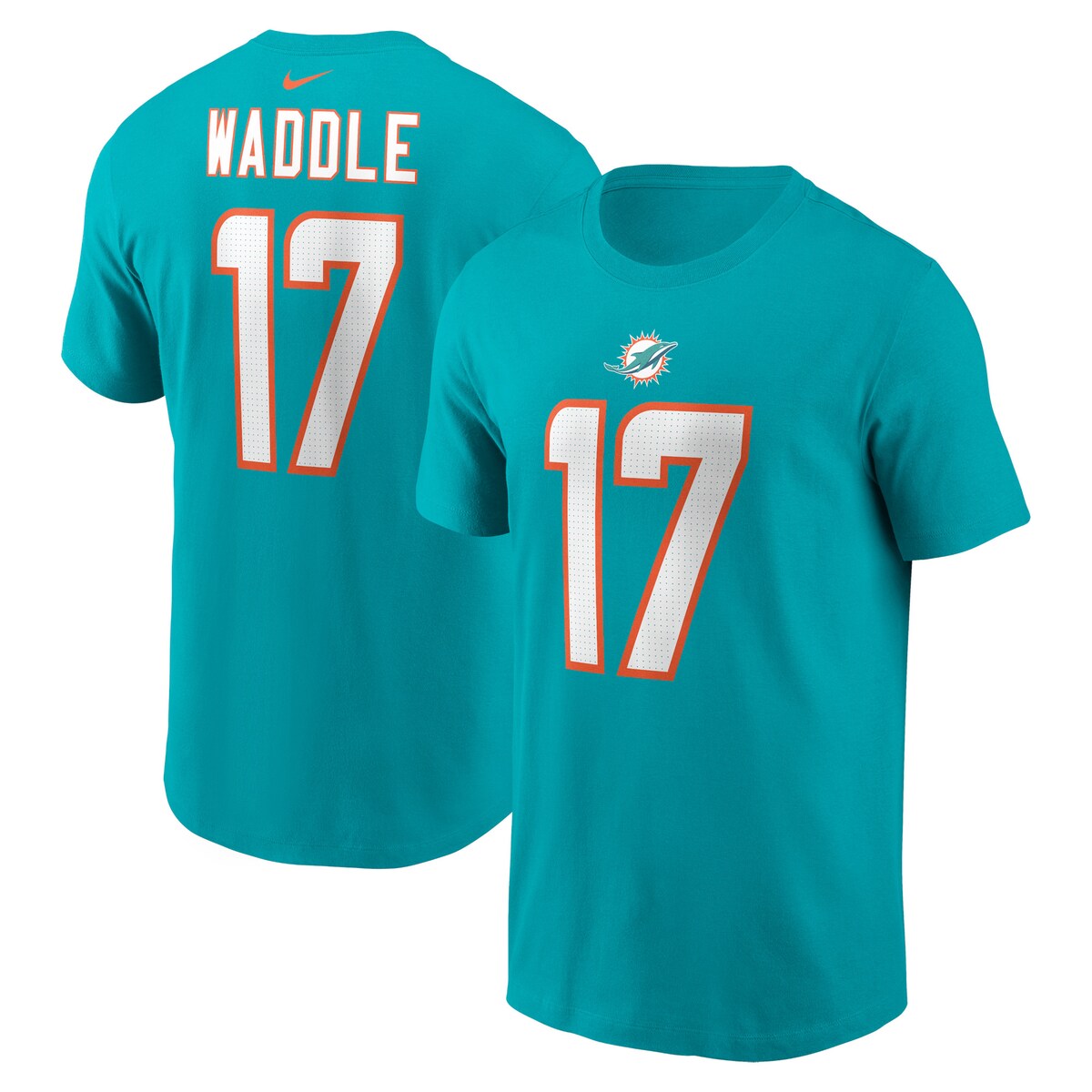 【公式グッズ】NFL ドルフィンズ ジェイレン・ワドル Tシャツ Nike/ナイキ メンズ アクア (23 Men's Nike Player N&N SST)