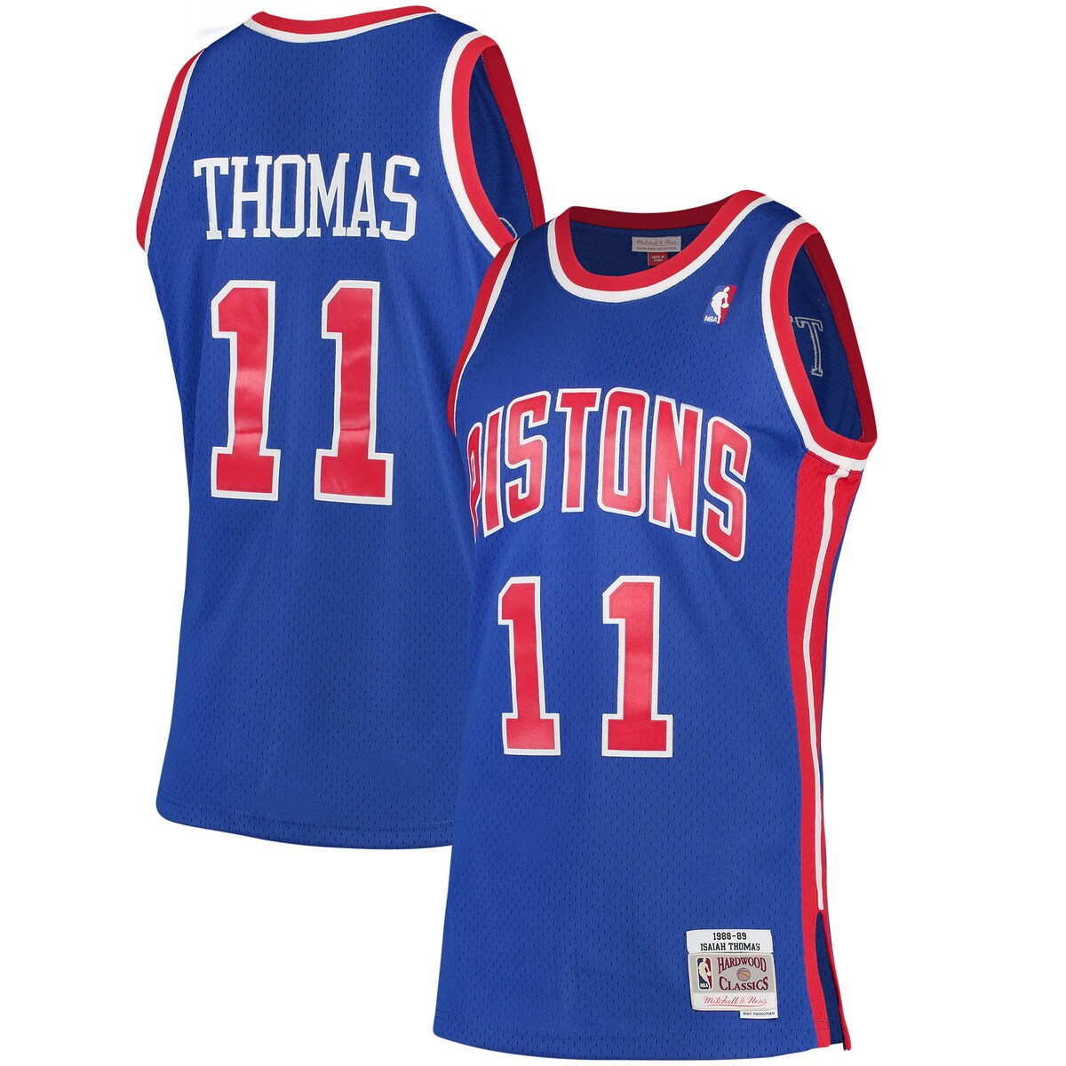 【公式グッズ】NBA ピストンズ アイザイア・トーマス ユニフォーム Mitchell & Ness/ミッチェル＆ネス メンズ ブルー (MNC NBA HWC Mens Swingman Jersey)｜Fanatics公式ストア 店