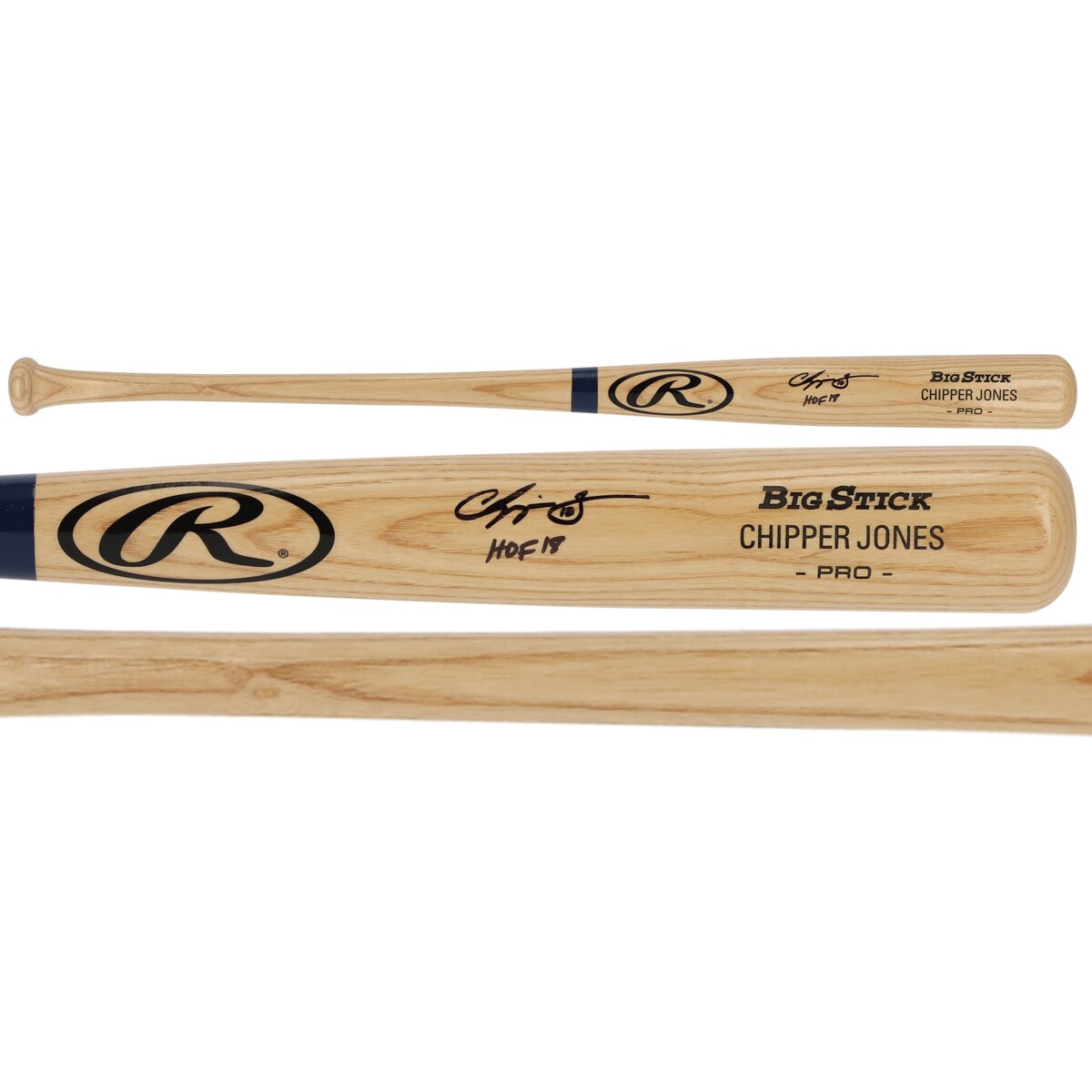【MLB公式ホログラム付】MLB ブレーブス チッパー・ジョーンズ 直筆サイン バット Fanatics ファナティクス オーセンティック (C Jones Aut Bat)