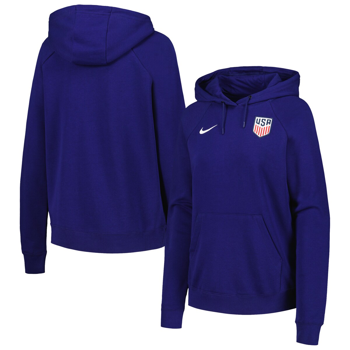 【公式グッズ】NATIONAL TEAM アメリカ代表 プルオーバー パーカー Nike/ナイキ レディース ネイビー (NIK F23 Women's NSW Essential PO Hood)