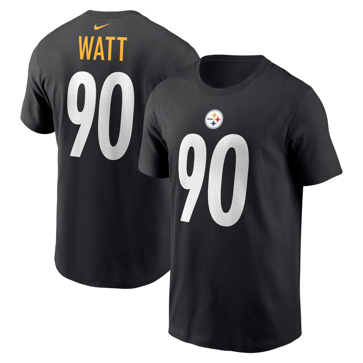 【公式グッズ】NFL スティーラーズ T.J.ワット Tシャツ Nike/ナイキ メンズ ブラック (24 Men's Nike Player N&N SST)
