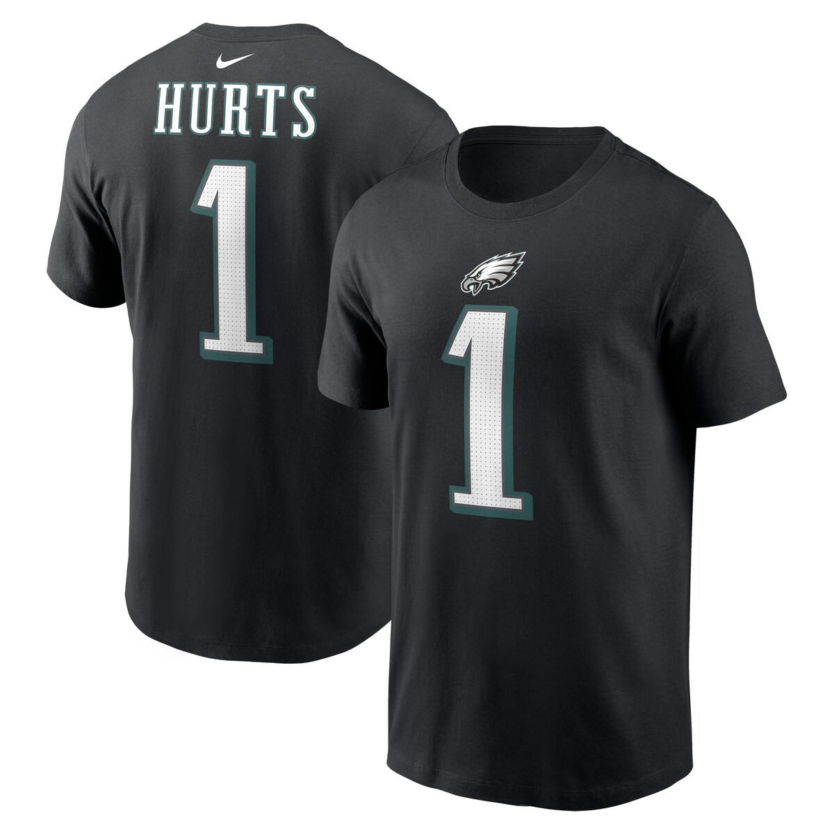 【公式グッズ】NFL イーグルス ジャレン・ハーツ Tシャツ Nike/ナイキ メンズ ブラック (24 Men's Nike Player N&N SST)