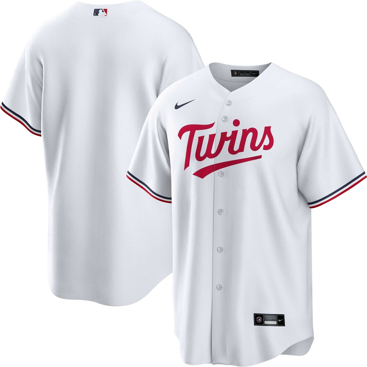 【公式グッズ】MLB ツインズ レプリカ ユニフォーム Nike/ナイキ メンズ ホワイト (Men's Nike Replica Team Jersey)
