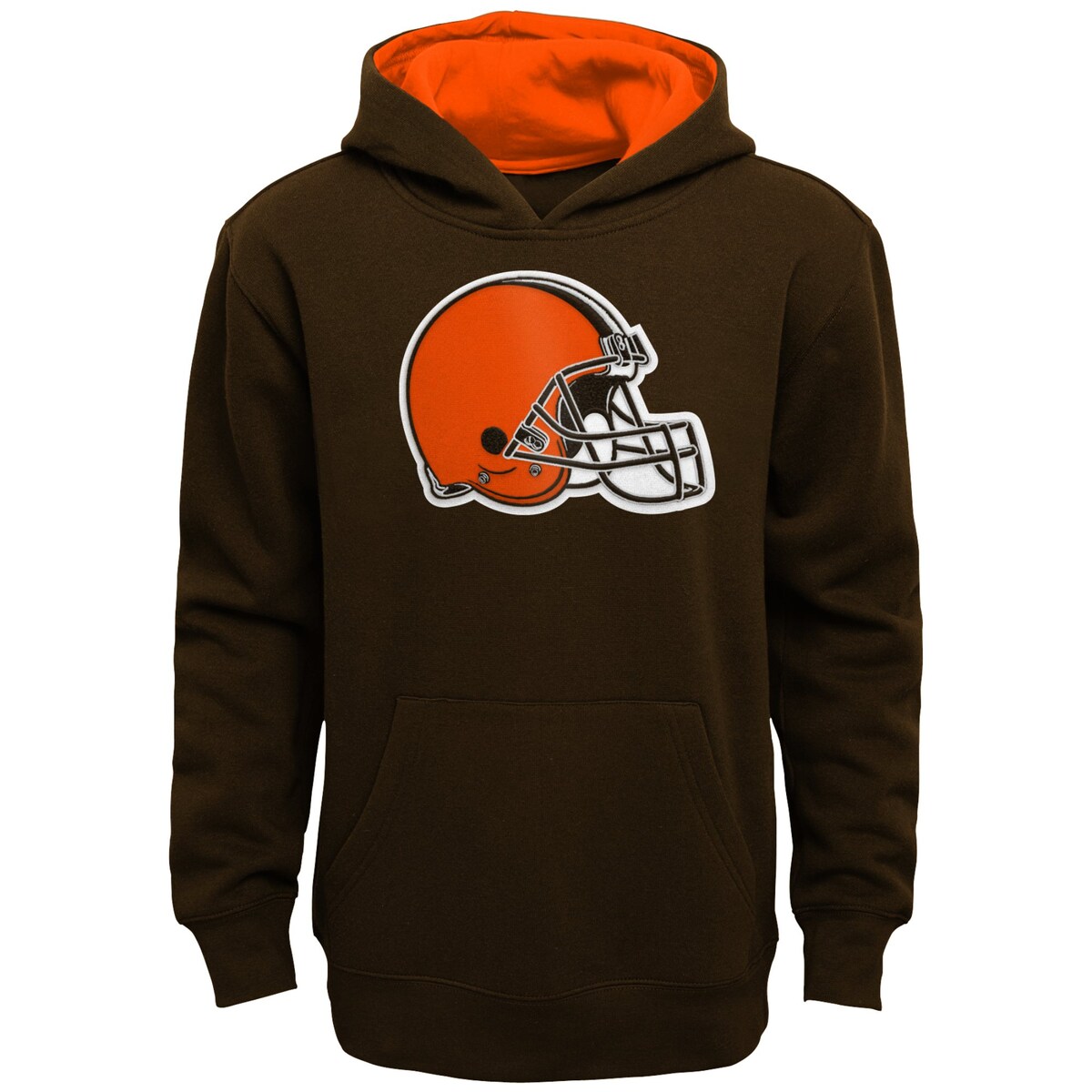 【公式グッズ】NFL ブラウンズ プルオーバー パーカー Outerstuff トドラー・幼児サイズ ブラウン (23 Juvenile Fan Gear Prime PO Hood)