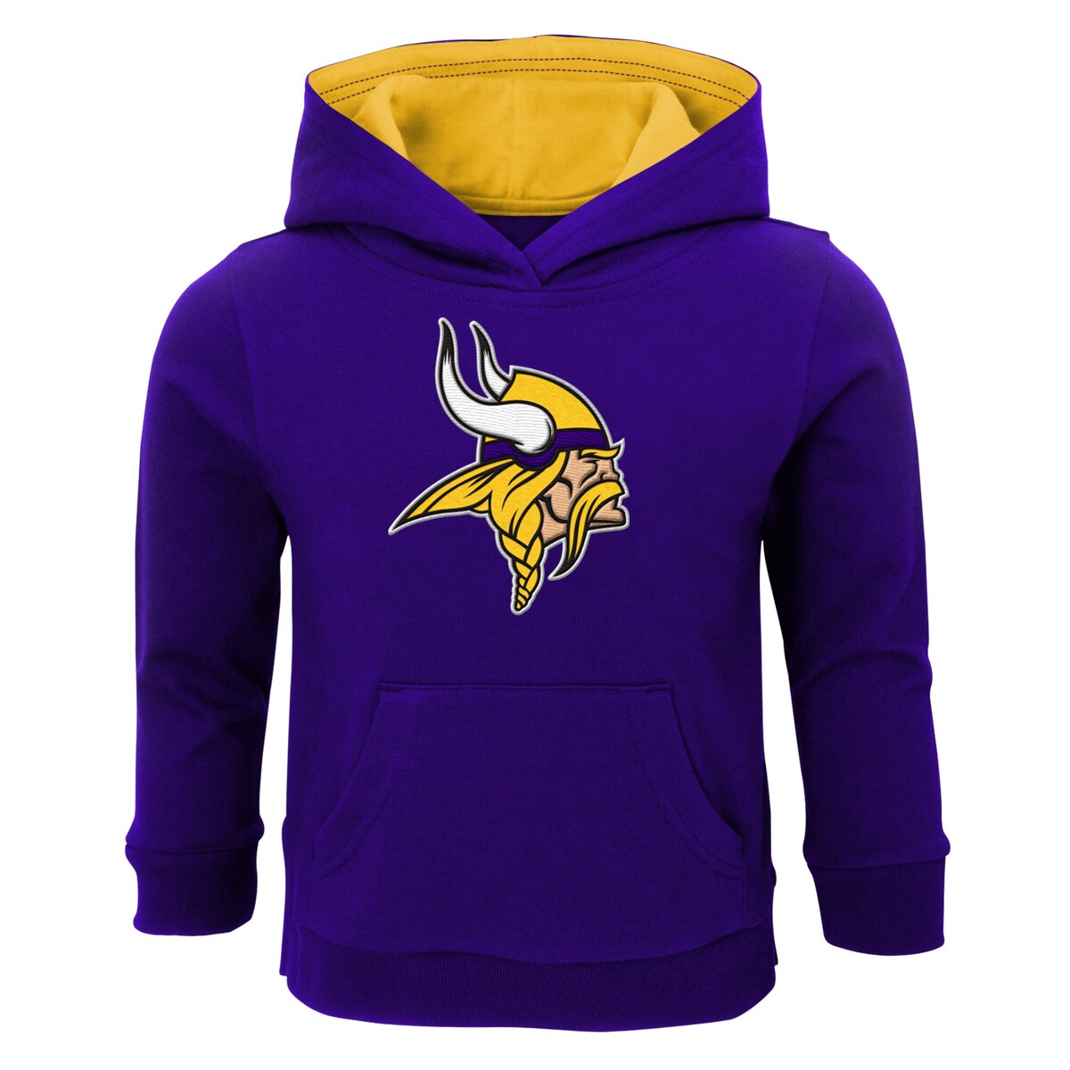 【公式グッズ】NFL バイキングス プルオーバー パーカー Outerstuff トドラー・幼児サイズ パープル (23 Toddler Fan Gear Prime PO Hood)