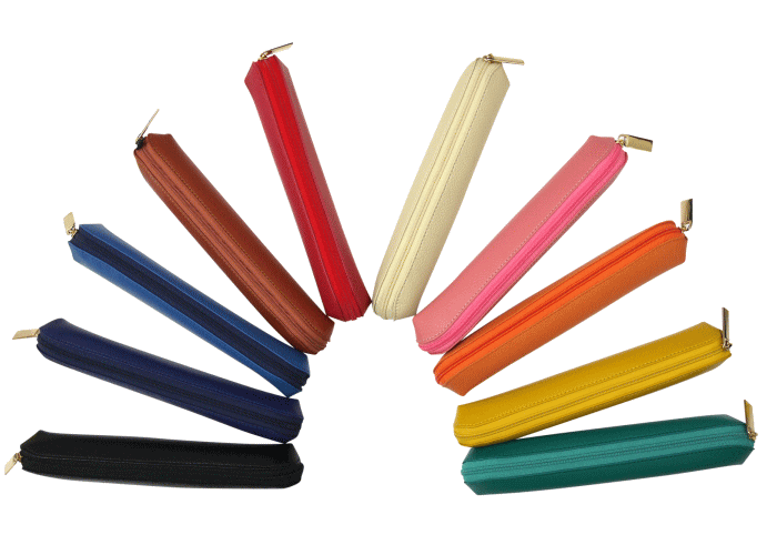 ニーナ　筆箱　スリムペンケース　Vorhalle(フォアハル) １０色カラーバリエーションから選んでね！傷のつきにくい素材を使用！持ち歩きに便利なスリムタイプのペンケース！