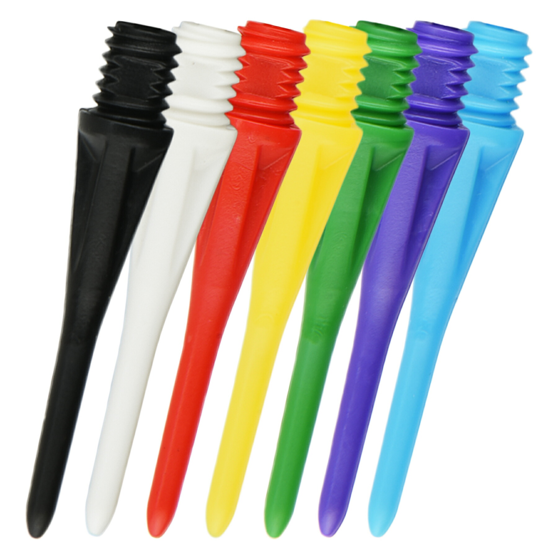 楽天市場】ダーツ チップ ソフトダーツ 2BA 50個セット 7色