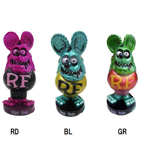 20年前のラットフィンク Rat Fink ボブルヘッド人形 首振り人形 重りの代わりにギフトをつけて♪FUNKO Rat Fink バブルヘッド 首