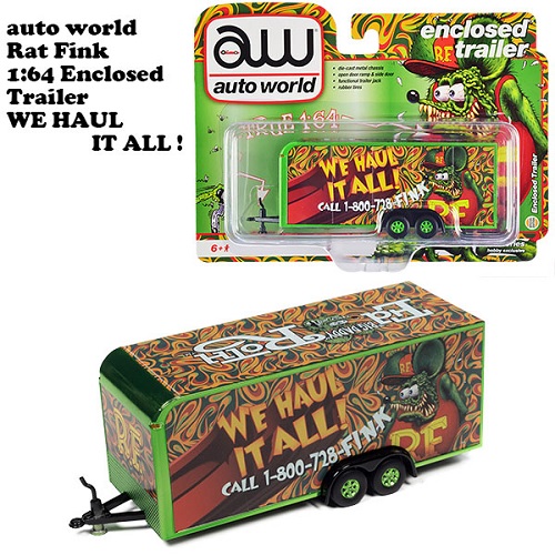 楽天市場】AUTO WORLD 1:32 RAT FINK GARAGE WITH TOW TRUCK SET