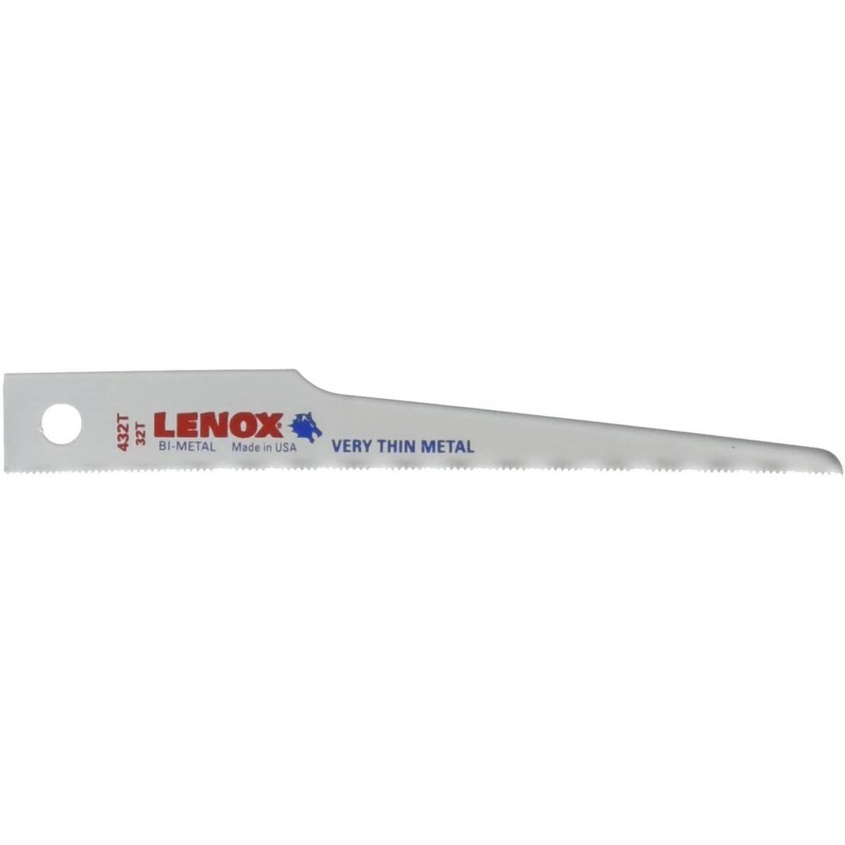 LENOX エアソーブレード B432T 102mm×32山 25枚入り 20425B432T レノックス エアソー 替刃 鋸 替え刃 ネジ穴タイプ