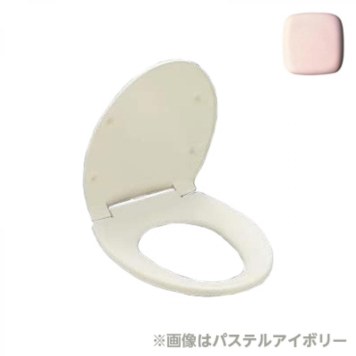 TOTO 前丸 (リテール向) 普通便座 大形サイズ パステルピンク TC291Y#SR2 取付工具付 大形サイズ専用 DIY