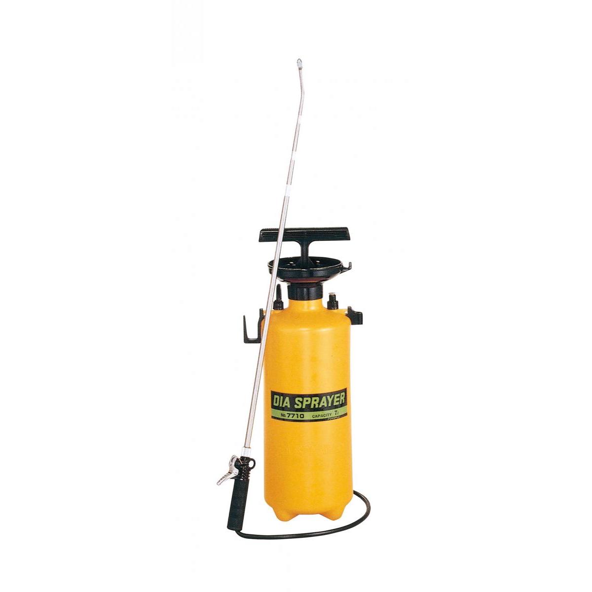 フルプラ ダイヤスプレー No.7710 プレッシャー式 噴霧器 7L 単頭式 4段伸縮ノズル付 (最長2.1m)