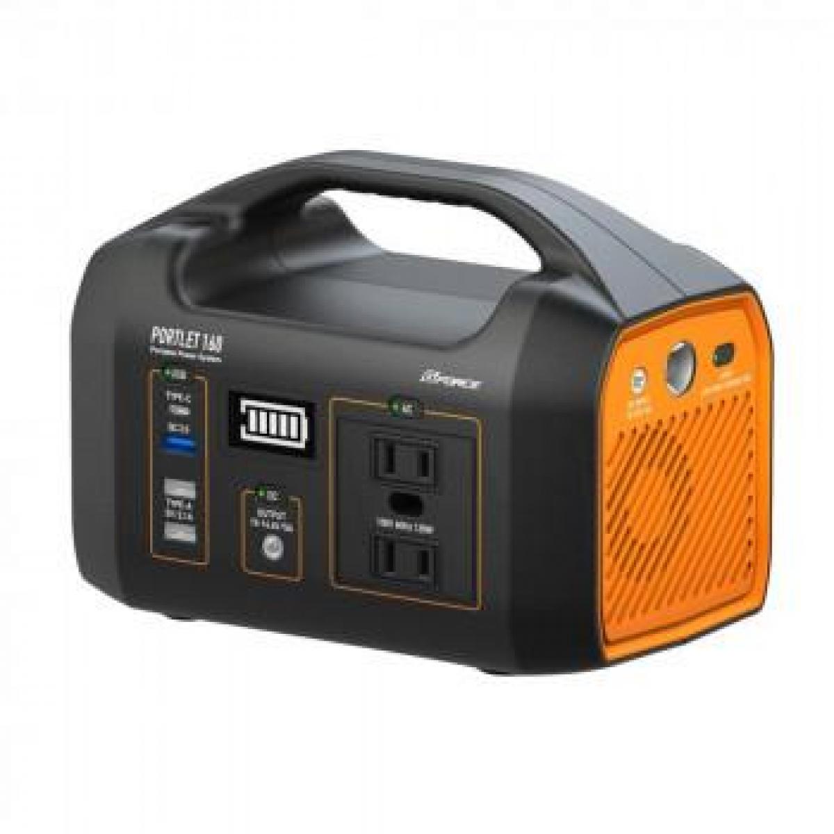 ジーフォース 120W ACポータブル電源 PORTLET160  G-FORCE 軽量 大容量 アウトドア ホビー キャンプ 停電 防災 車中泊