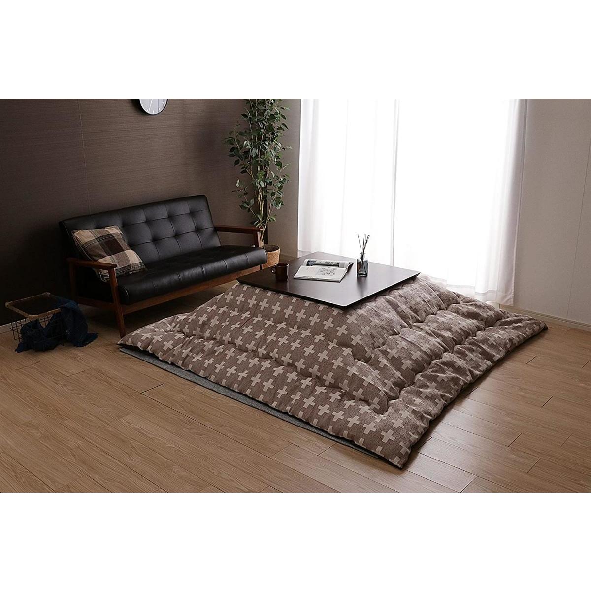 【i】【代引不可】 こたつ布団 長方形 ベルンII ベージュ 約200&times;250cm こたつ掛け布団 ナチュラル ベーシック【北海道・沖縄・離島不可】｜ファンズファクトリー