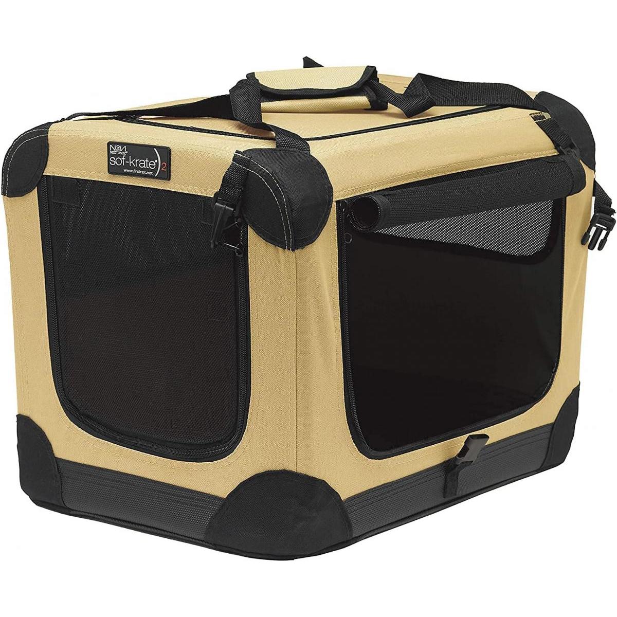 Tetra クレート ファーストラックス FIRSTRAX ソフ-クレート n2 ベージュ Sサイズ 6.8kgまで ペット用 犬 猫 旅行 防災 お出かけ