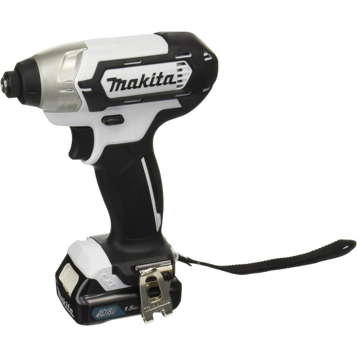 マキタ インパクトドライバTD110(10.8V)白 トルク110Nm 1.5Ahバッテリ・充電器付・ソフトケース付 TD110DSHSW|ファンズファクトリー