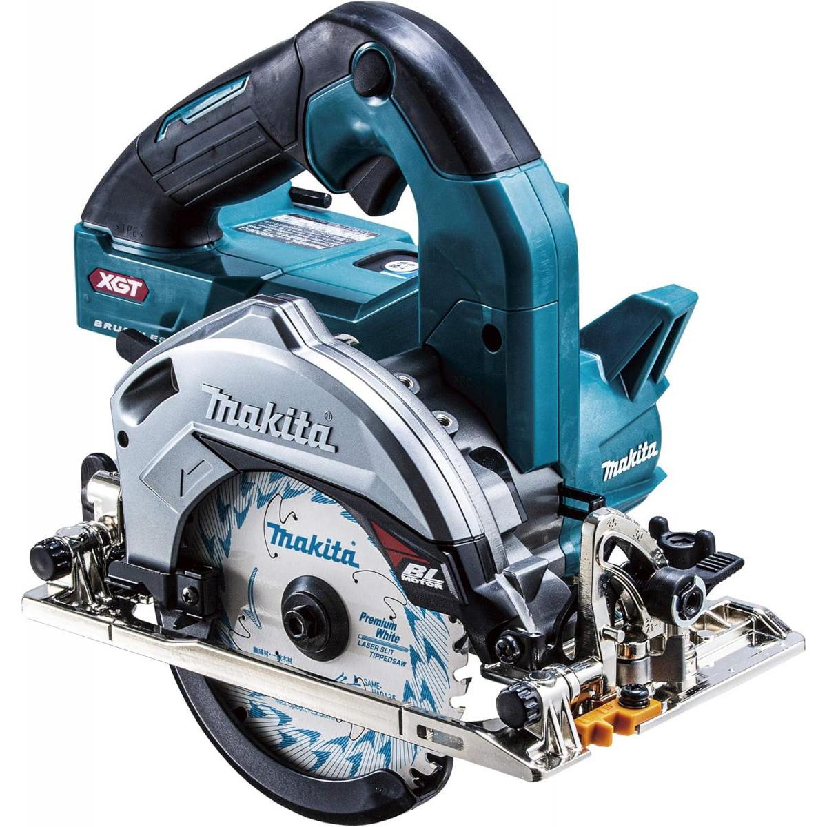 マキタ Makita 40Vmax 125mm 充電式マルノコ 無線連動対応 HS006GZ 青 本体のみ 【バッテリ・充電器・ケース別売】 丸ノコ 丸鋸 丸のこ 切断 電動工具