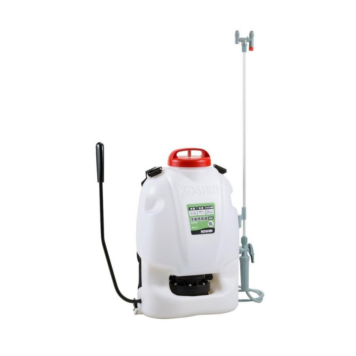 【在庫有・即納】工進 (KOSHIN) 背負式手動噴霧器 RW-10 10Lタンク 背負い式 園芸 殺虫 除菌 散布 防除 除草 雑草 農薬 農業