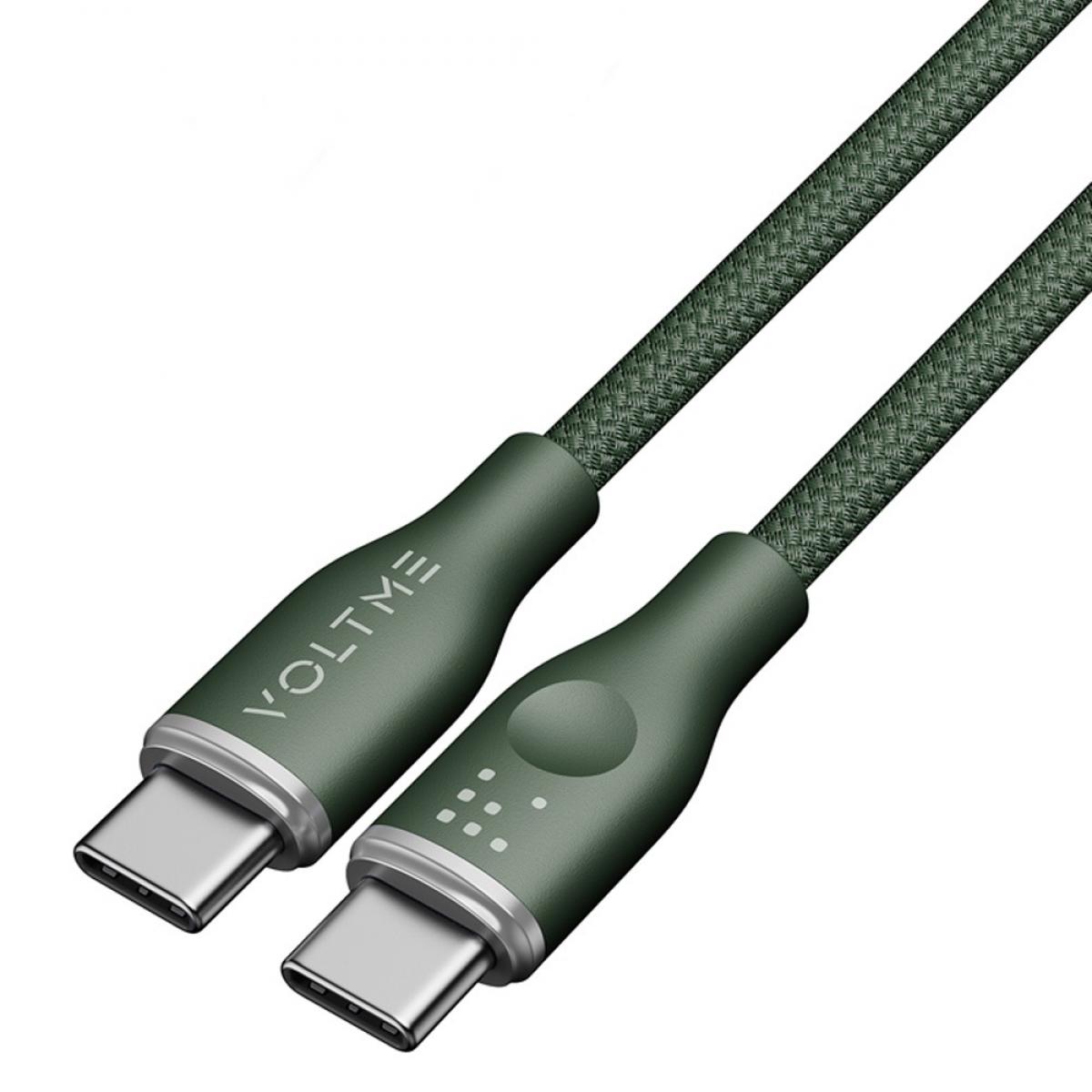 【楽天市場】VOLTME ボルトミー 充電ケーブル PD対応 高耐久編み込み ナイロンケーブル USB-C＆USB-C 1m 3A・60W ...