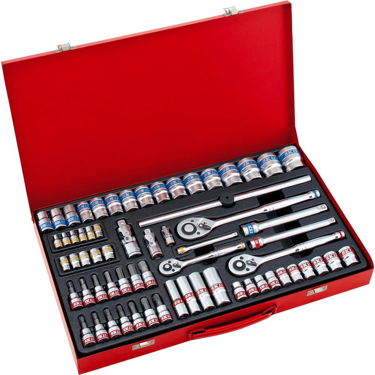 SK11 フルソケットレンチセット レンチセット レンチ TS-2465M 差込角:6.3mm 9.5mm 12.7mm 65点 1セット