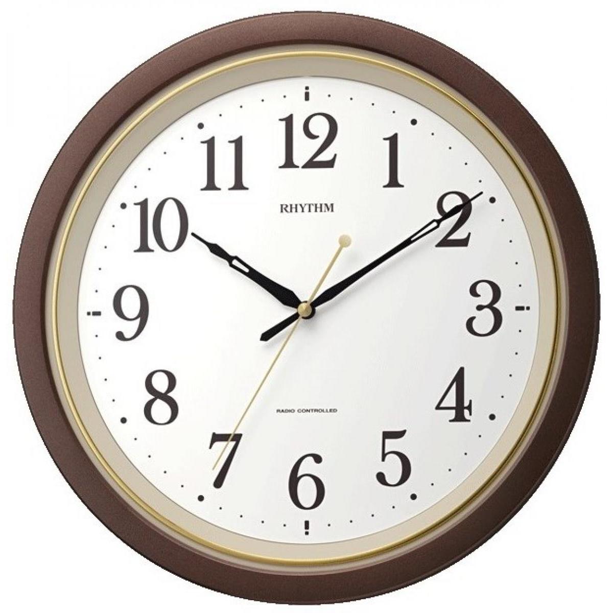 RHYTHM 木製掛時計 直径約30cm 楽天市場】リズム 公式 | 電波 壁掛け 時計 アナログ 掛時計