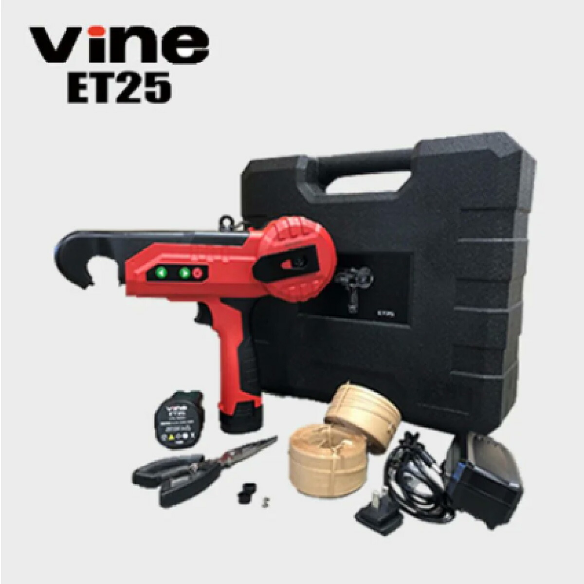 コードレス結束機 Vine ET25 充電 バッテリー 和光商事｜ファンズファクトリー
