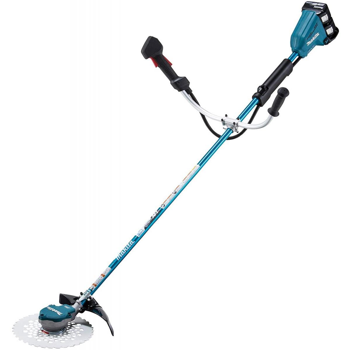 マキタ 充電式草刈機18V+18V 刈込幅255mm Uハンドル 6Ahバッテリ2本・充電器付 MUR368UDG2 刈払い機 草刈り機 除草｜ファンズファクトリー
