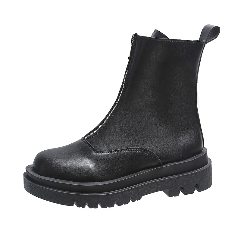 Marsell スクエアトゥブーツ　ジップアップ　38 Marsell スクエアトゥブーツ ジップアップ 38 Marsell スクエア